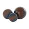 Blue with Brown Stripe Abstract Brushed Decorative Orbs & Vase Filler Set